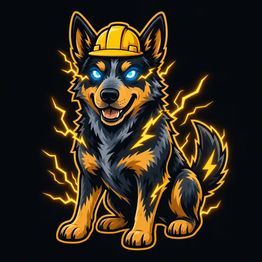 SparkieLive field-dog mascot